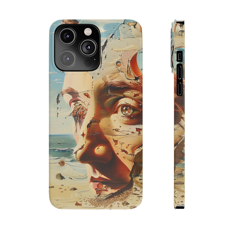 Waves of Thought Slim Phone Case