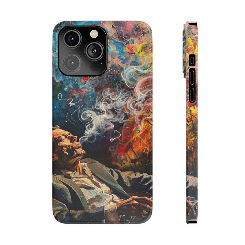 Exhaling Art Slim Phone Case