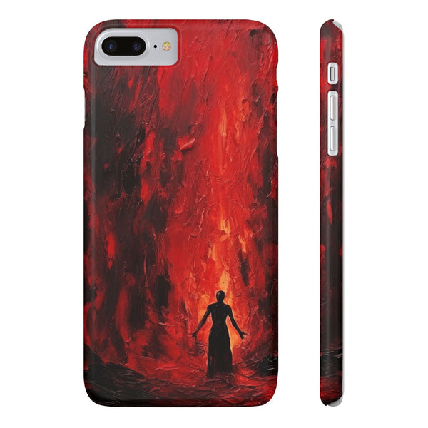 Inferno Silhouette Slim Phone Case