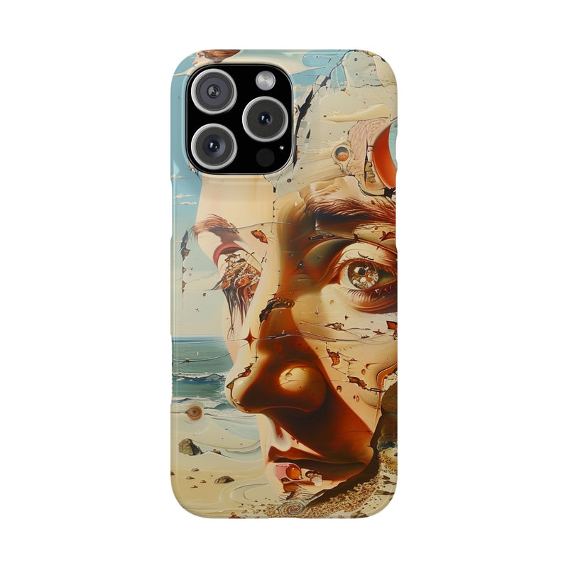 Waves of Thought Slim Phone Case