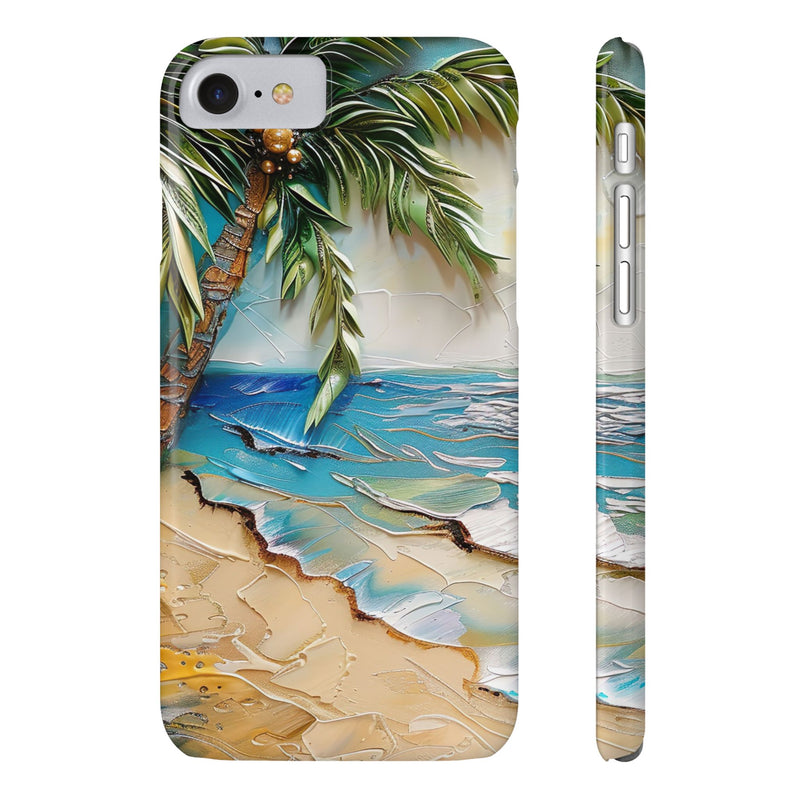 Seaside Serenity Slim Phone Case