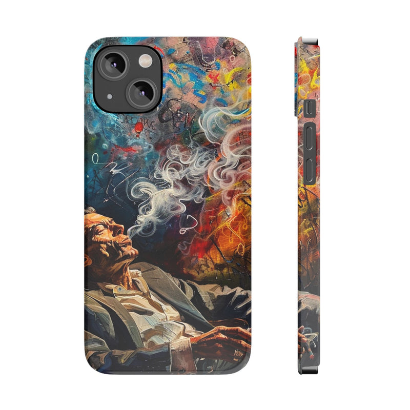 Exhaling Art Slim Phone Case