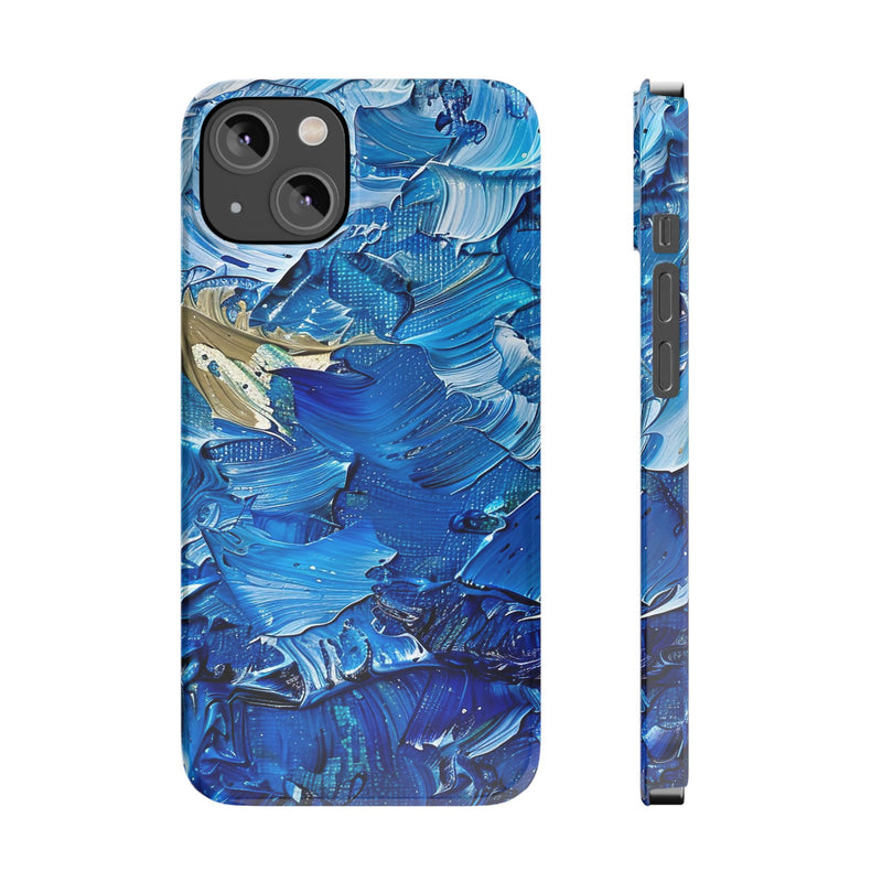 Golden Serenity Slim Phone Cases