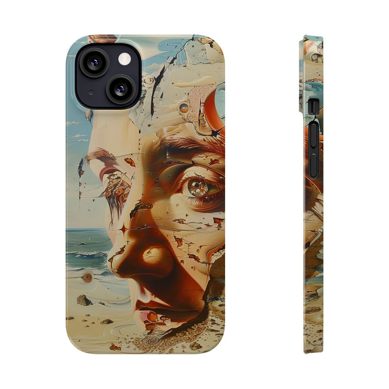 Waves of Thought Slim Phone Case